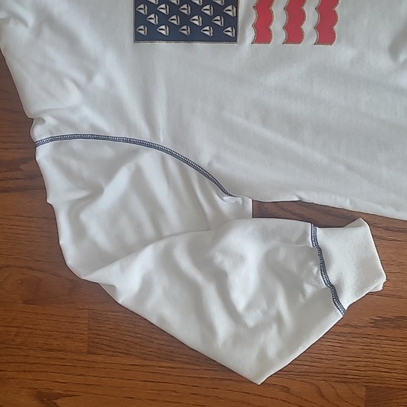 Nautical and Patriotic White Sweatshirt - Picture 5 of 11